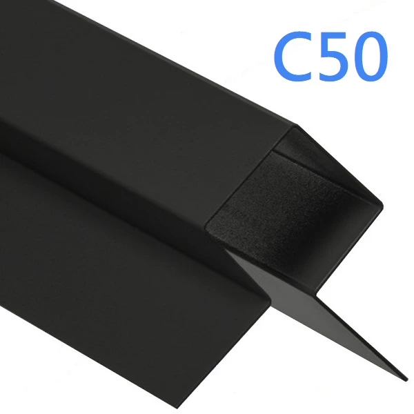 External Corner Trim - Cedral Lap - Symmetric Profile - 3m - Black C50