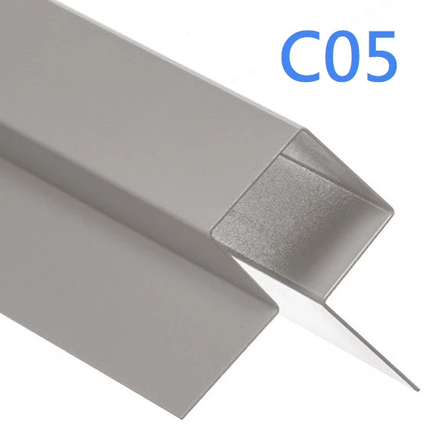 External Corner Trim - Cedral Lap - Symmetric Profile - 3m - Grey C05