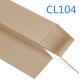 External Corner Trim - Cedral Lap - Symmetric Profile - 3m - Light Oak CL104