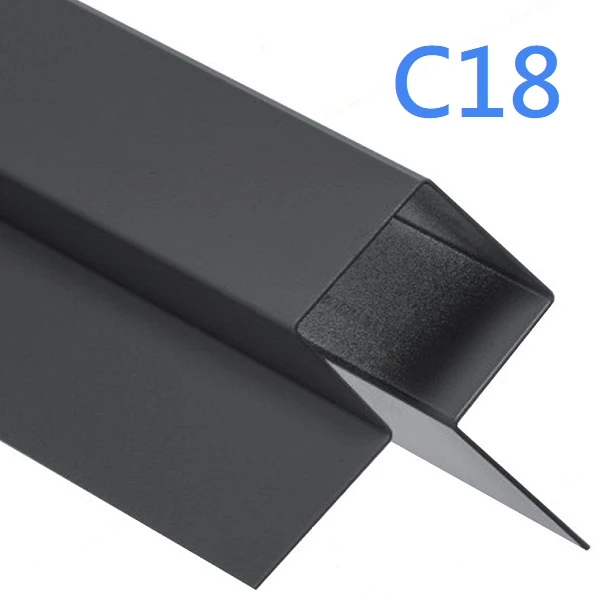 External Corner Trim - Cedral Lap - Symmetric Profile - 3m - Slate Grey C18
