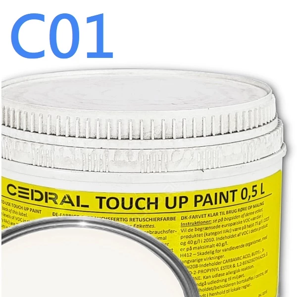 Touch Up Paint - Cedral Cladding Accessories - 500ml - White C01