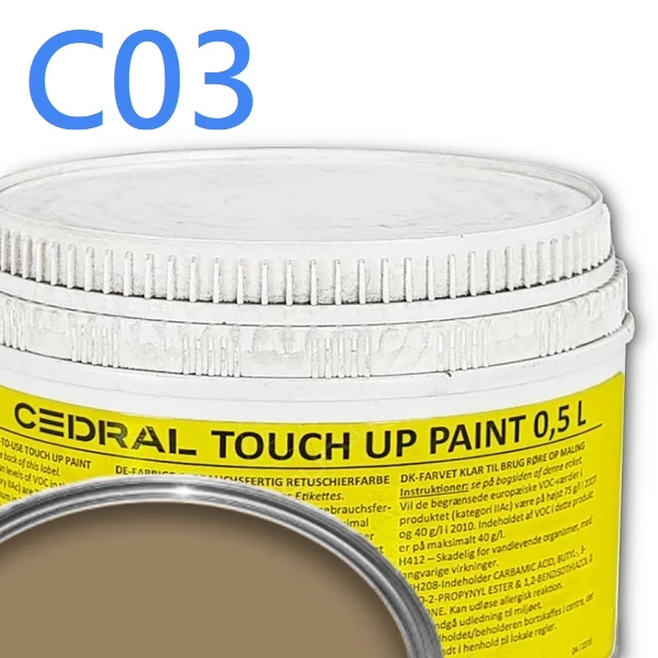 Touch Up Paint - Cedral Cladding Accessories - 500ml - Grey Brown C03