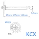 165mm KCX Tubed Insulation Washer RAWLPLUG 150pcs