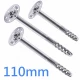 110mm Stainless Steel Facade Fire Rated Fixings (box of 250 fixings) MBA-SS RAWLPLUG