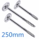 250mm Stainless Steel Facade Fire Rated Fixings (box of 125 fixings) MBA-SS RAWLPLUG