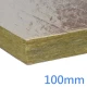 100mm Double Sided Foil Faced Fire Slab Rockwool RW5 (pack of 2)