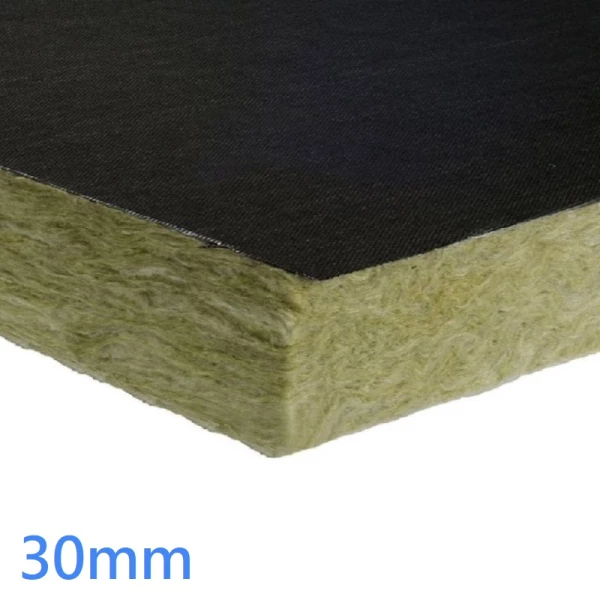 30mm RW5 Insulation Slab Black Tissue Faced Two Sides (pack of 8)