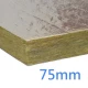 75mm Aluminium Foil Faced 2 Sides Slab Rockwool RW3 (4.32m²/pack)