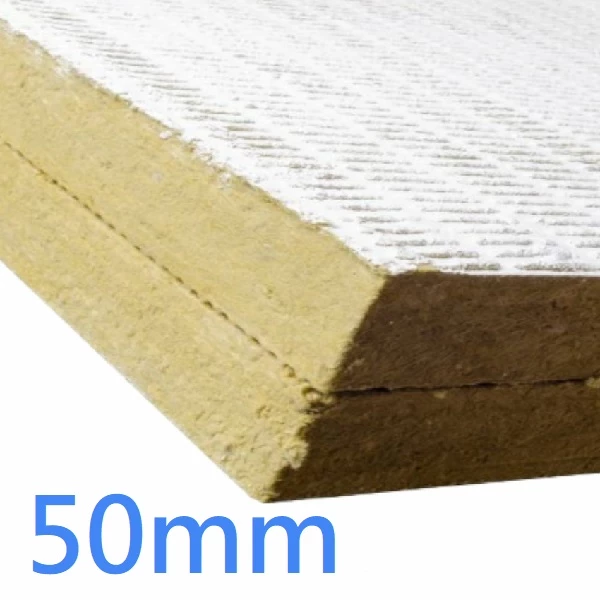 50mm Rockwool Ablative Coated Batt - Fire Protection Acoustic Performance FirePro