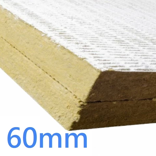 60mm Rockwool Ablative Coated Batt - Fire Protection Acoustic Performance FirePro