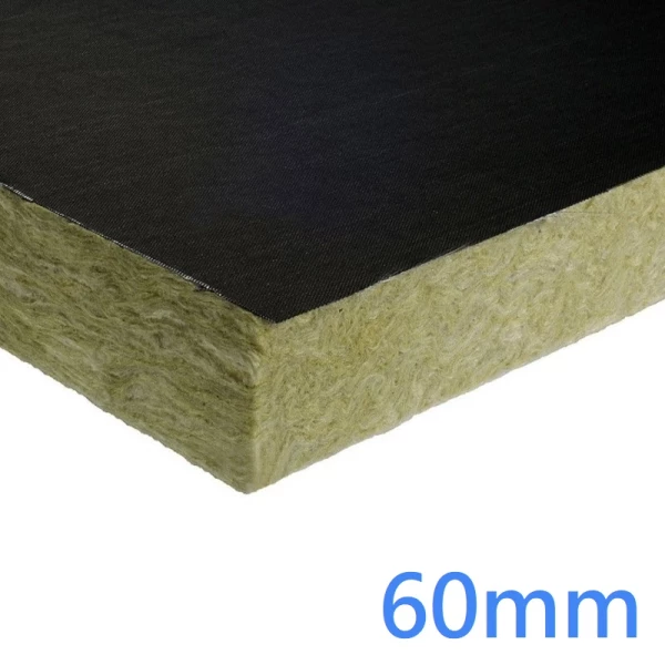 60mm RW3 Insulation Slab Black Tissue Faced Two Sides (pack of 6)