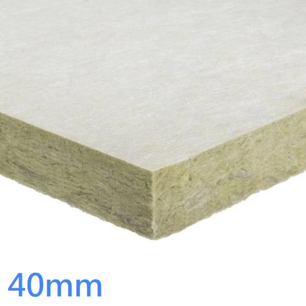 40mm White Tissue Faced 1 Side Slab A1 RW3 (pack of 10)