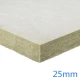 25mm Rockwool RW3 White Tissue Faced 2 Sides Slab (pack of 16)