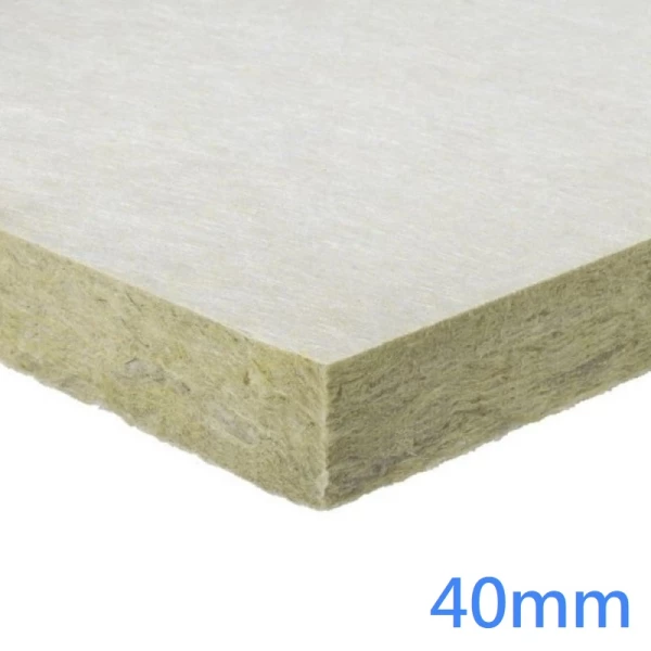 40mm White Tissue Faced Two Sides RW3 Insulation Slab (pack of 10)