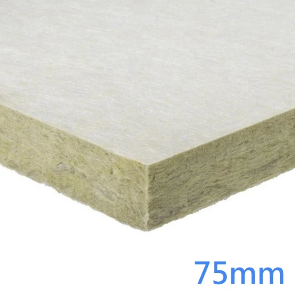 75mm A1 White Tissue Faced 2 Sides Insulation Slab RW3 (pack of 6)