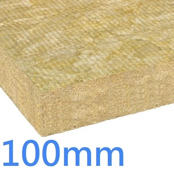 100mm RW3 ROCKWOOL Insulation Slab - Thermal Acoustic and Fire Performance (pack of 4)