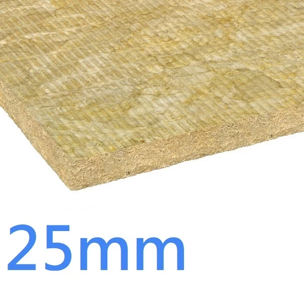 25mm RW3 ROCKWOOL Insulation Slab - Thermal Acoustic and Fire Performance (pack of 16)