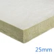 25mm RW5 Rockwool White Tissue Faced Insulation Slab (pack of 8)