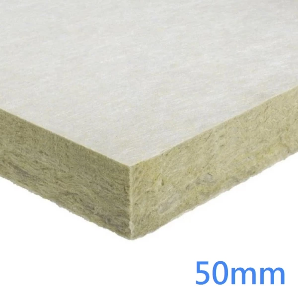 50mm White Tissue Faced One Side A1 Slab RW5 Rockwool (pack of 4)