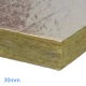 30mm Rockwool RW6 Foil Faced A1 Insulation Slab (pack of 8)