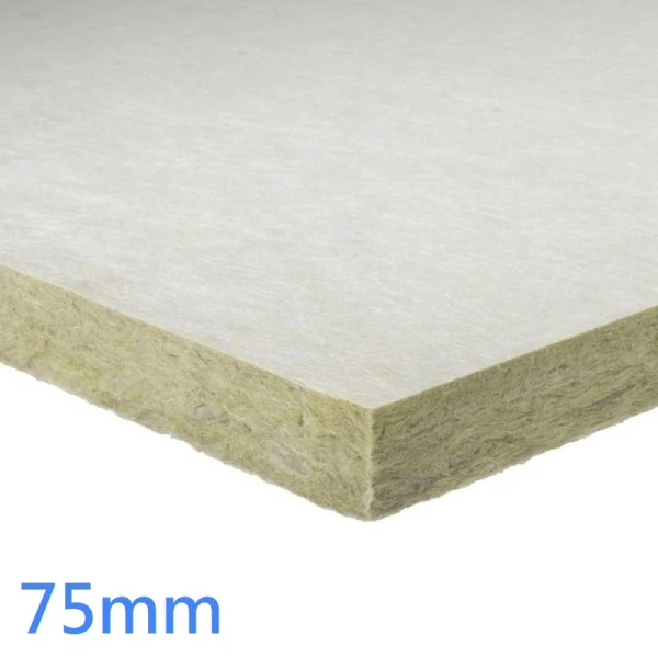 75mm White Tissue Faced 2 Sides Insulation Slab RWA45 (pack of 6)