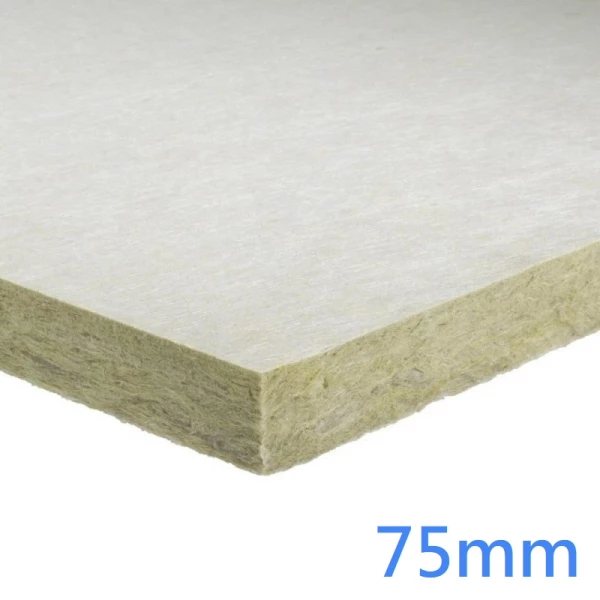 75mm White Tissue Faced 1 Side Insulation Slab RWA45 (pack of 6)