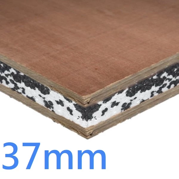 37mm SIPs Structural Insulated Panel ǀ Plywood and EPS 8x4 2400mm x 1200mm square edge boards
