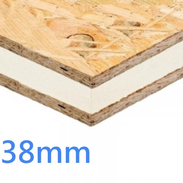 38mm Structural Insulated Panel ǀ SIPs PIR and OSB 8x4 High Performance Oriented Strand Board