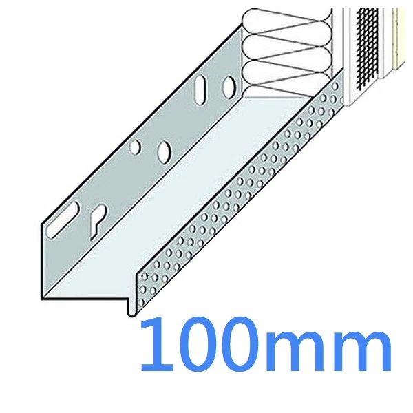 100mm (103mm) STAINLESS STEEL Base Bead - Base Track EWI - 2.5m length