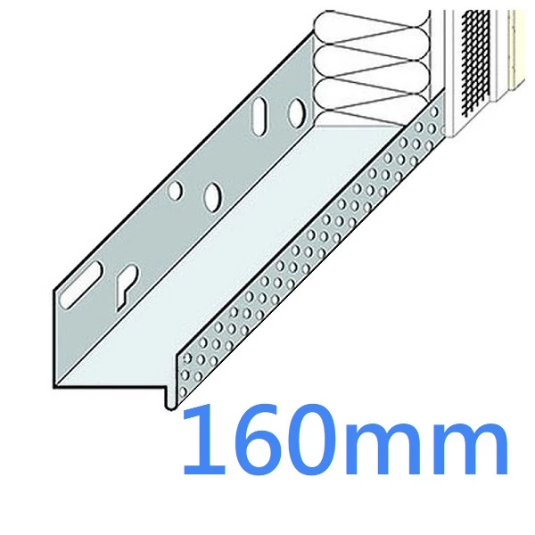 160mm (163mm) STAINLESS STEEL Base Bead - Base Track EWI - 2.5m length