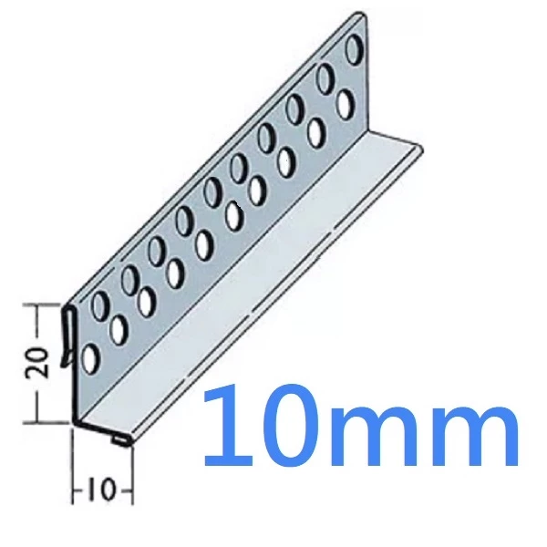 10mm Stainless Steel Base Rail Track Clip - 2.5m
