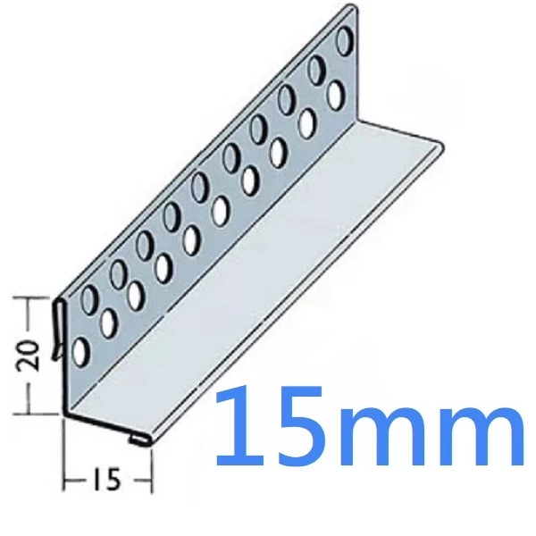 15mm Stainless Steel Base Rail Track Clip - 2.5m