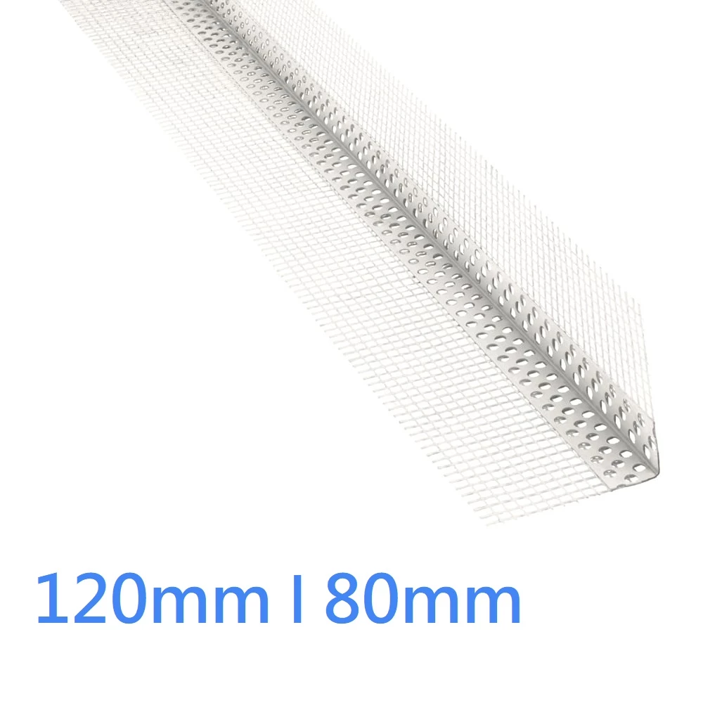 5 Pack Plasterboard 13-15 mm Render White PVC Corner Bead 2.5M Length 