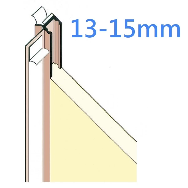 13mm White PVC Window and Door Frameseal Bead Self Adhesive - 2.5m Length