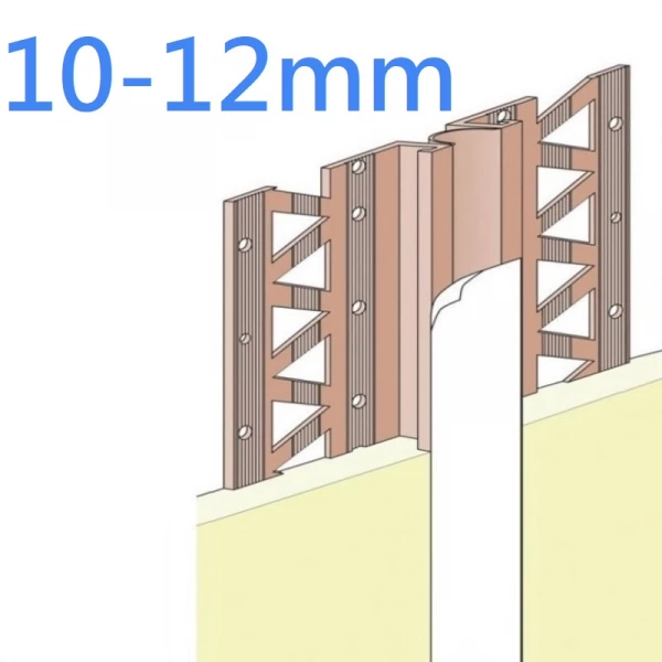 10mm - 12mm Movement Bead EWI Expansion Profile - White - 2.5m Length