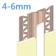 4mm - 6mm Movement Bead EWI Expansion Profile - White - 2.5m Length