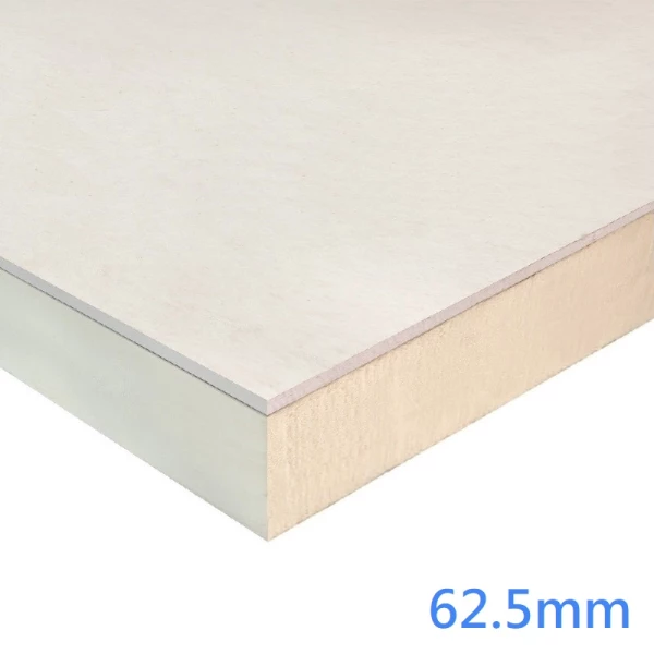 62.5mm Ultra Liner Insulated Plasterboard (PIR Laminate) 8X4