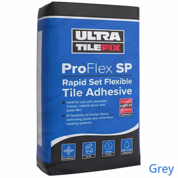 Flexible Tile Adhesive ProFlex SP Rapid Set Ultra Tile Fix 20kg (GREY)