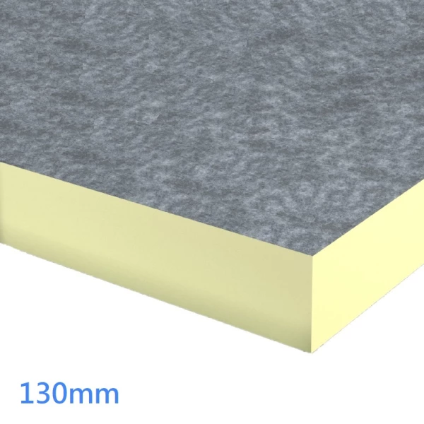 130mm Unilin FR/BGM Flat Roof PIR Rigid Foam Board (pack of 3)