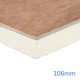 106mm Unilin FR/TP Thermal Plydeck Flat Roof PIR Board