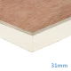 31mm Unilin FR/TP Flat Roof PIR Ply Insulation Board
