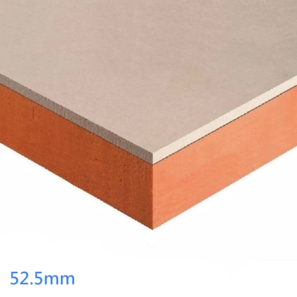 52.5mm Unilin SR/TB-MF Mech Fix Insulated Plasterboard (pack of 7)