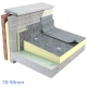 70-90mm TR/BGM Tapered Roof Insulation Board (pack of 4)