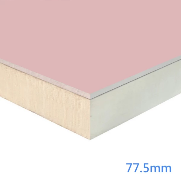 77.5mm Fire Rated (30min) Insulated Plasterboard XT/TL-FR