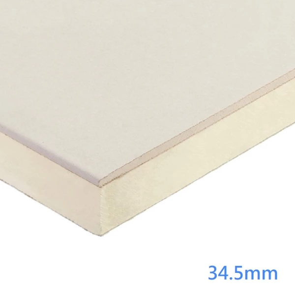 34.5mm (25mm) Unilin XT/TL Thin-R PIR Insulated Plasterboard