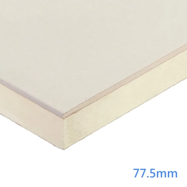 77.5mm (65mm) Unilin XT/TL Thin-R Dot&Dab Insulated Plasterboard