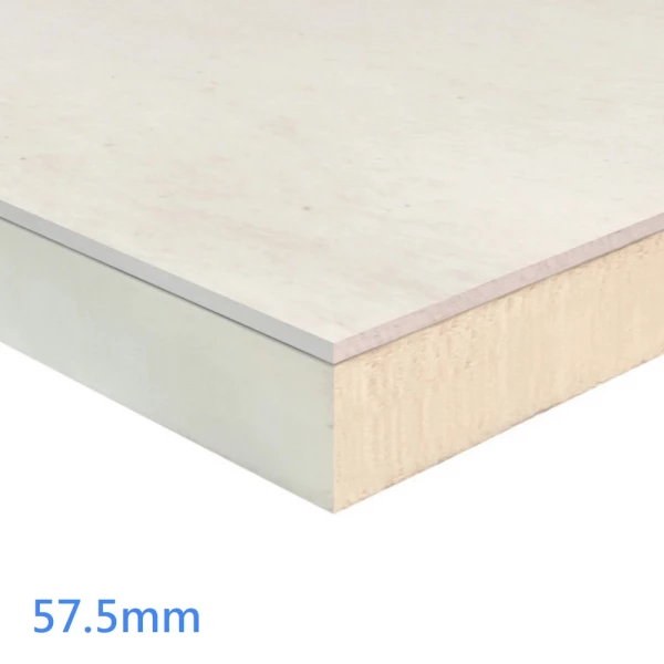 57.5mm Unilin XT/TL-MF Mech Fix Insulated Plasterboard