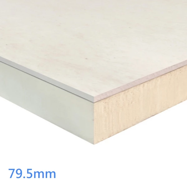 79.5mm PIR Insulated Plasterboard Unilin XT/TL-MF (80mm)
