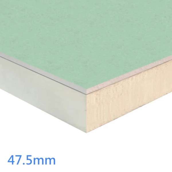 47.5mm Moisture Resistant Insulated Plasterboard Unilin XT/TL-MR