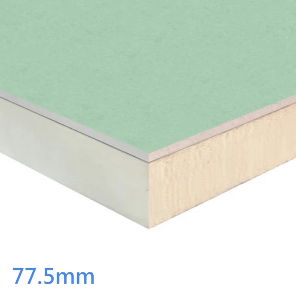 77.5mm High Performance PIR Insulated Plasterboard Unilin XT/TL-MR